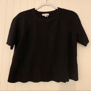 1. State Black Sparkly Sweater